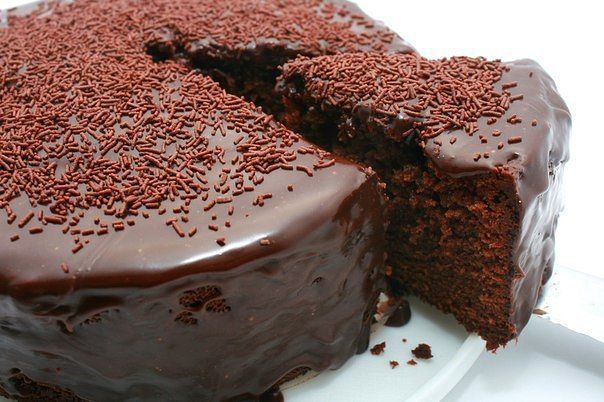 шоколадный домашний пирог